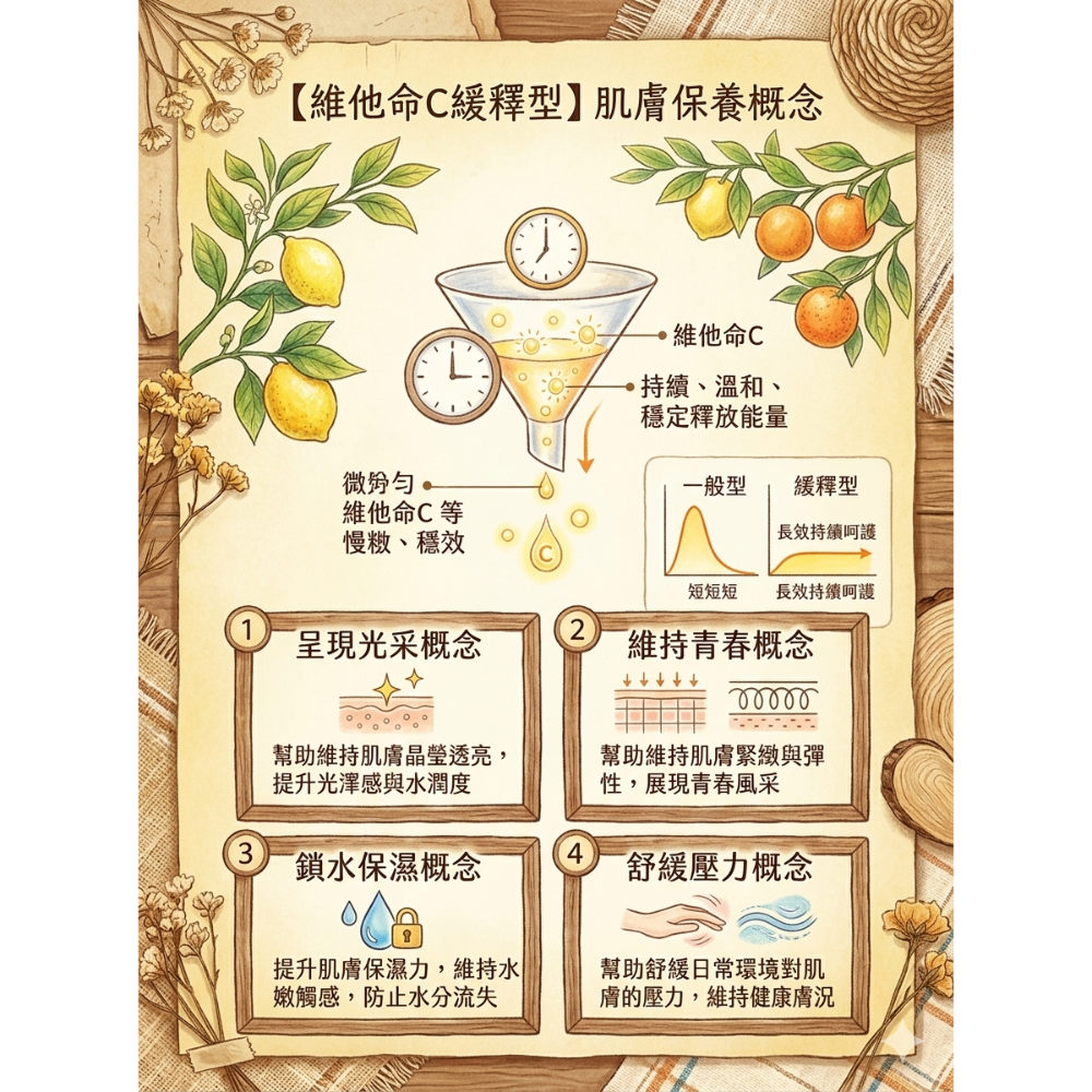 【彩虹嚴選】維他命C 1000mg 緩慢釋放錠 60粒（2瓶/組）-細節圖3