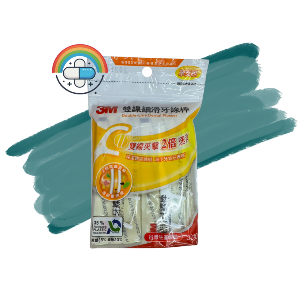 3M雙線細滑牙線棒（各種規格）-規格圖1
