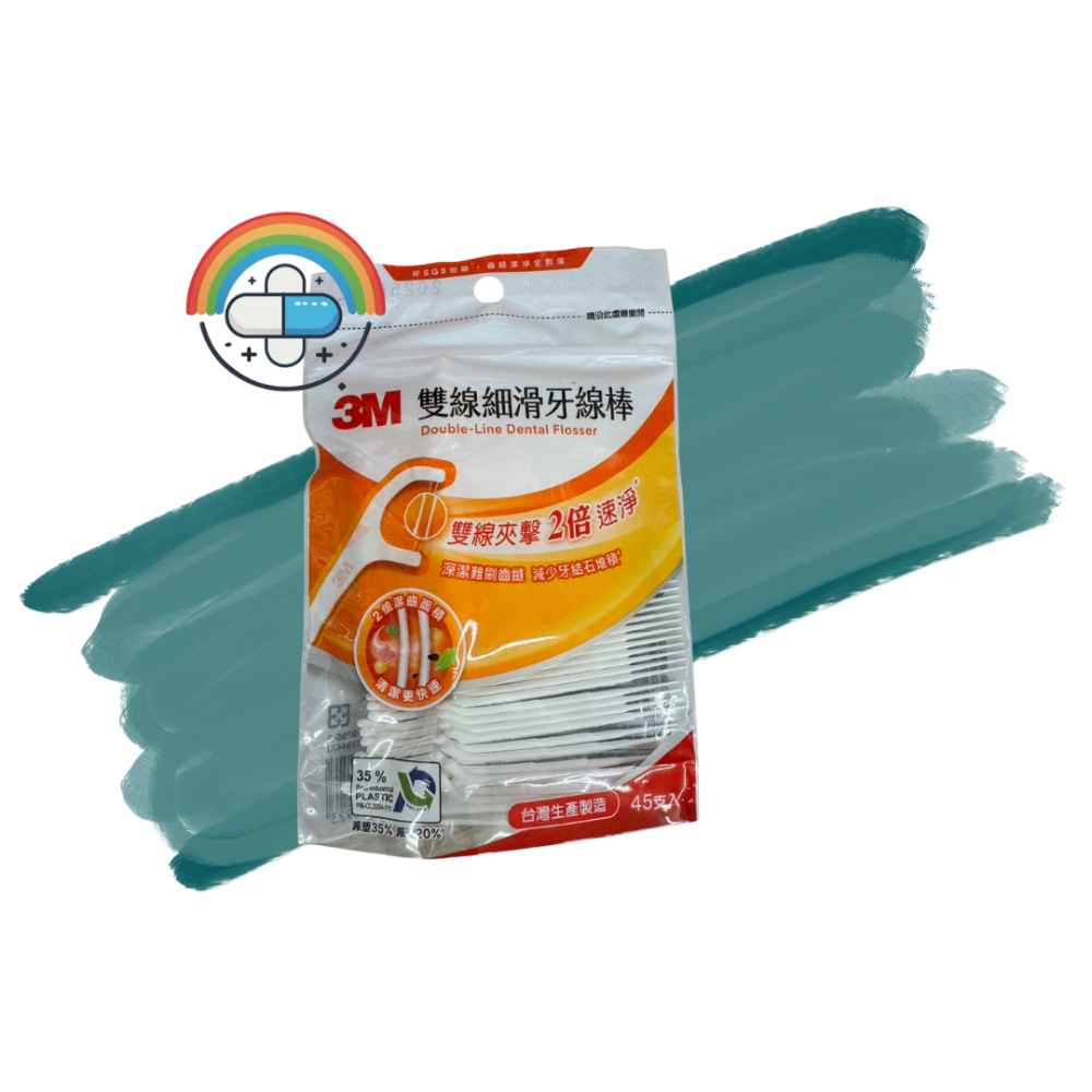 3M雙線細滑牙線棒（各種規格）-規格圖1