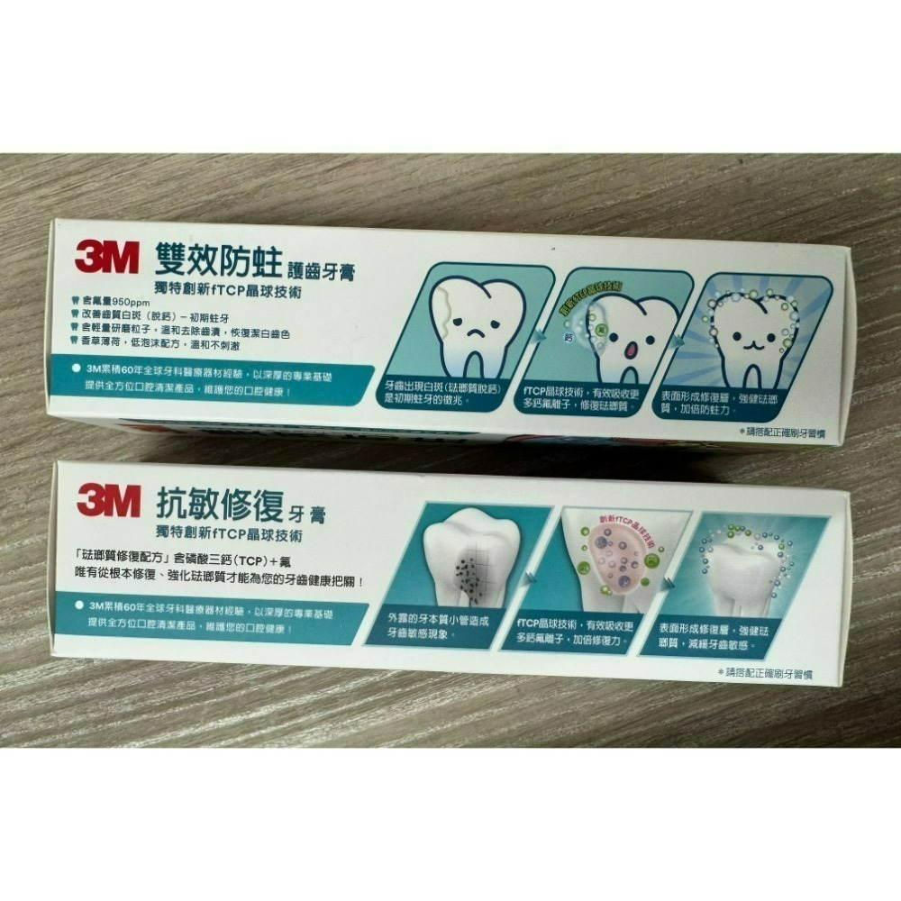 3M牙膏113g（雙效防蛀/抗敏修復）-細節圖2