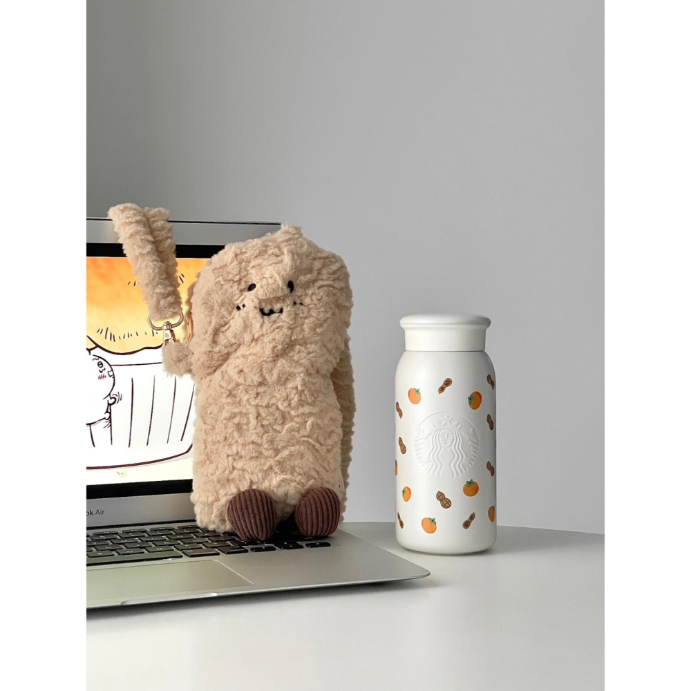 Starbucks版jellycat❤️‍🔥-好事花生保溫杯-細節圖7