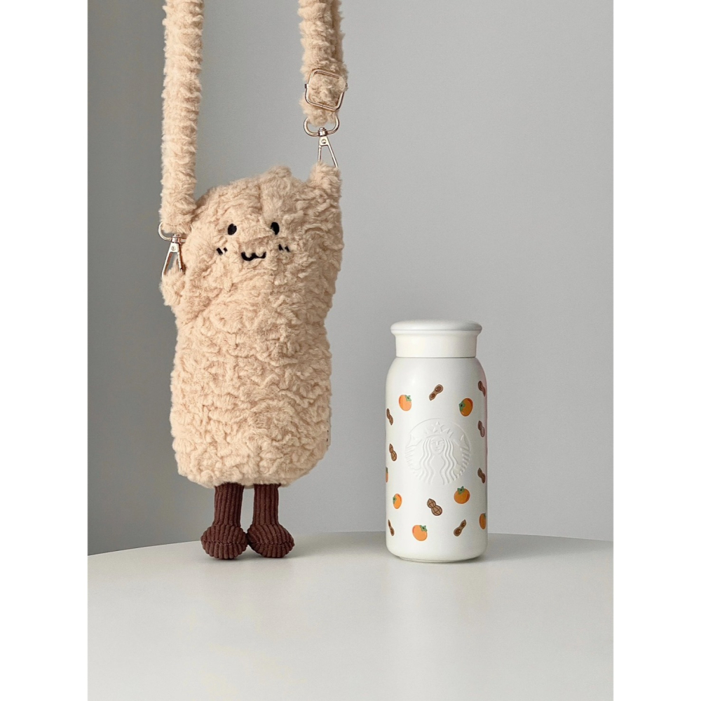 Starbucks版jellycat❤️‍🔥-好事花生保溫杯-細節圖8