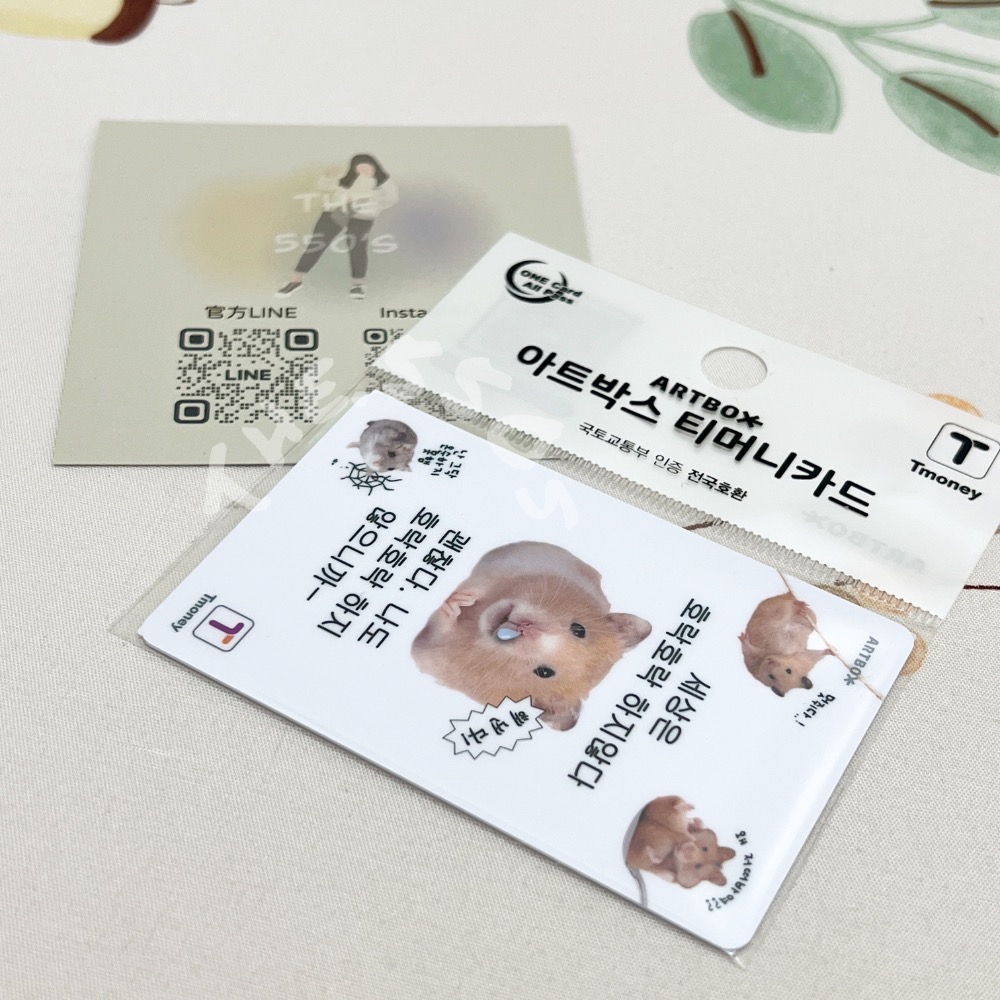 ‼️現貨‼️韓國悠遊卡🇰🇷Tmoney X Artbox 他團同步‼️-規格圖1