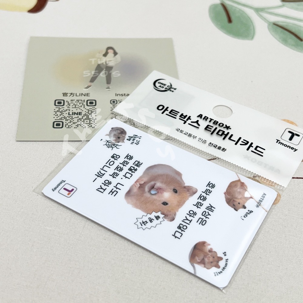 ‼️現貨‼️韓國悠遊卡🇰🇷Tmoney X Artbox 他團同步‼️-規格圖1