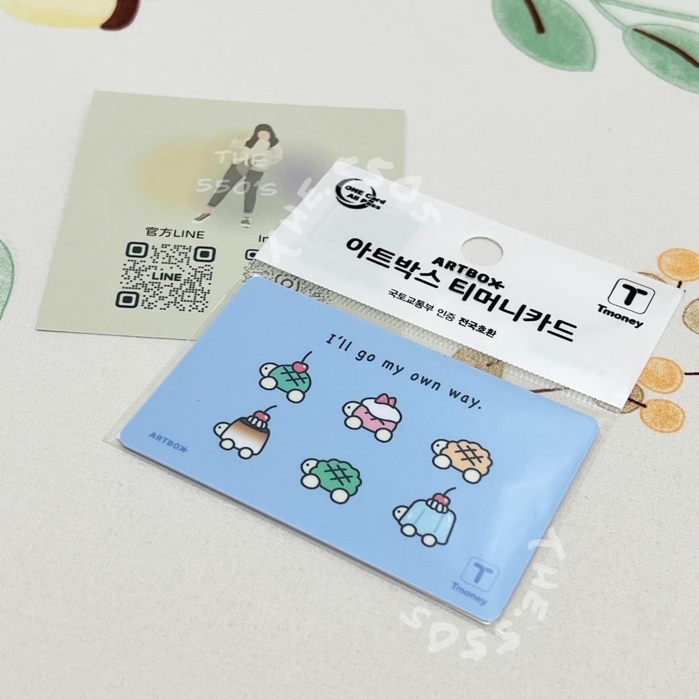 ‼️現貨‼️韓國悠遊卡🇰🇷Tmoney X Artbox 他團同步‼️-規格圖1