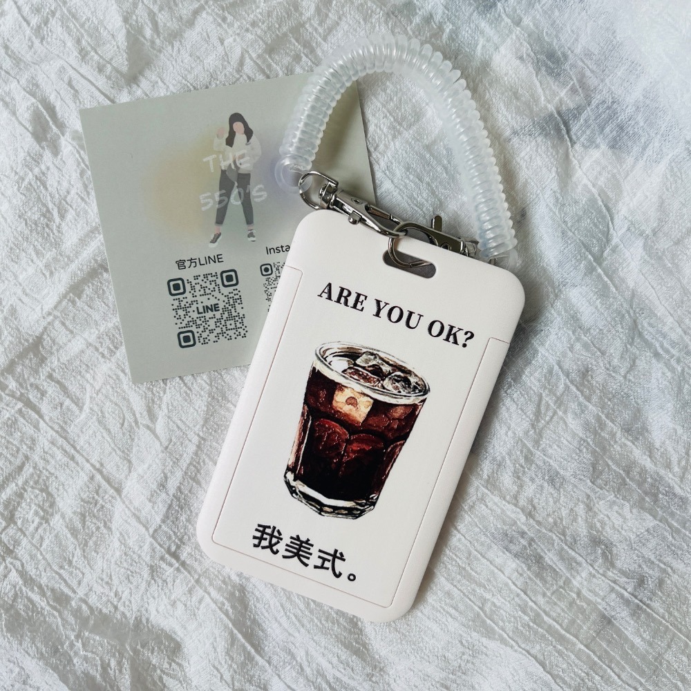 ‼️現貨‼️美式系列硬殼滑蓋卡夾(不含彈簧繩、掛扣)#識別證套#悠遊卡套-細節圖3
