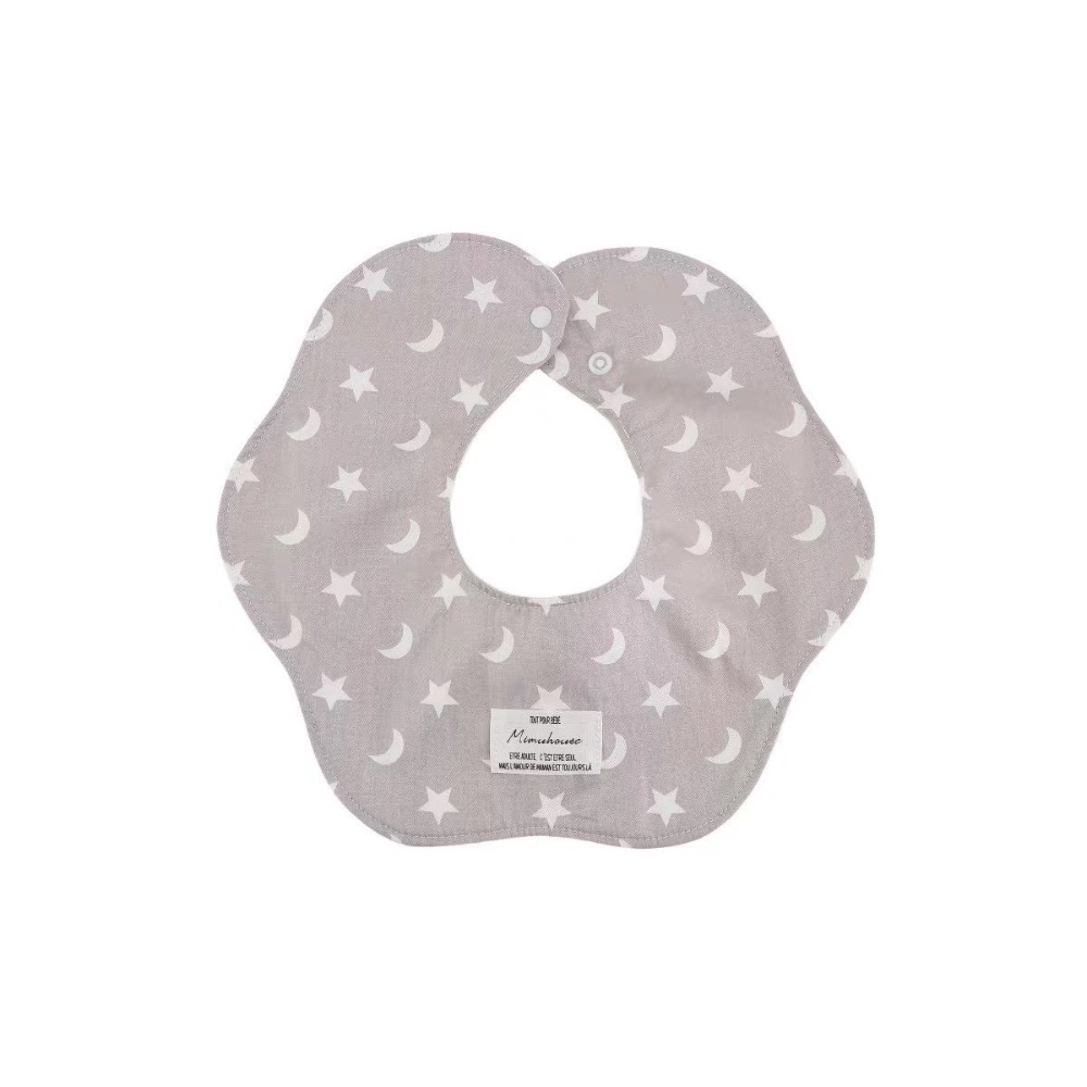 韓版同款360度可旋轉口水巾兒童圍兜A類棉防水嬰兒口水巾-規格圖1