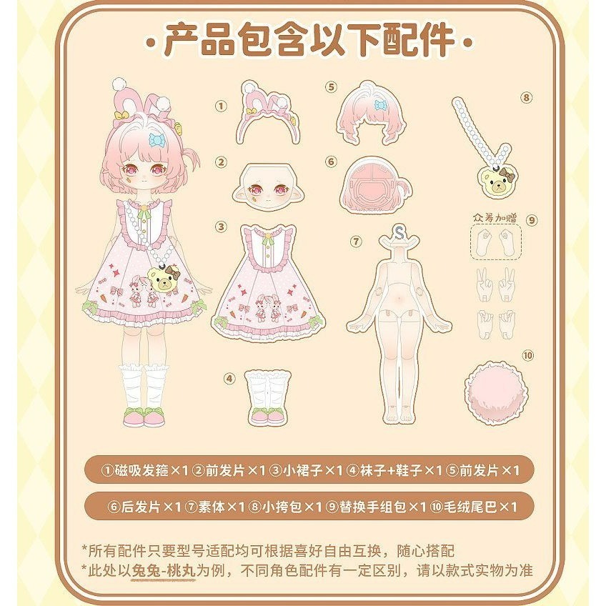 【喵汪小舖】【現貨】come4free／米甜奇幻森林／12分／BJD-細節圖2