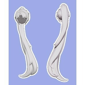 【喵汪小舖】【分件】ZACK／扎克／髮片／白膜頭等-規格圖1