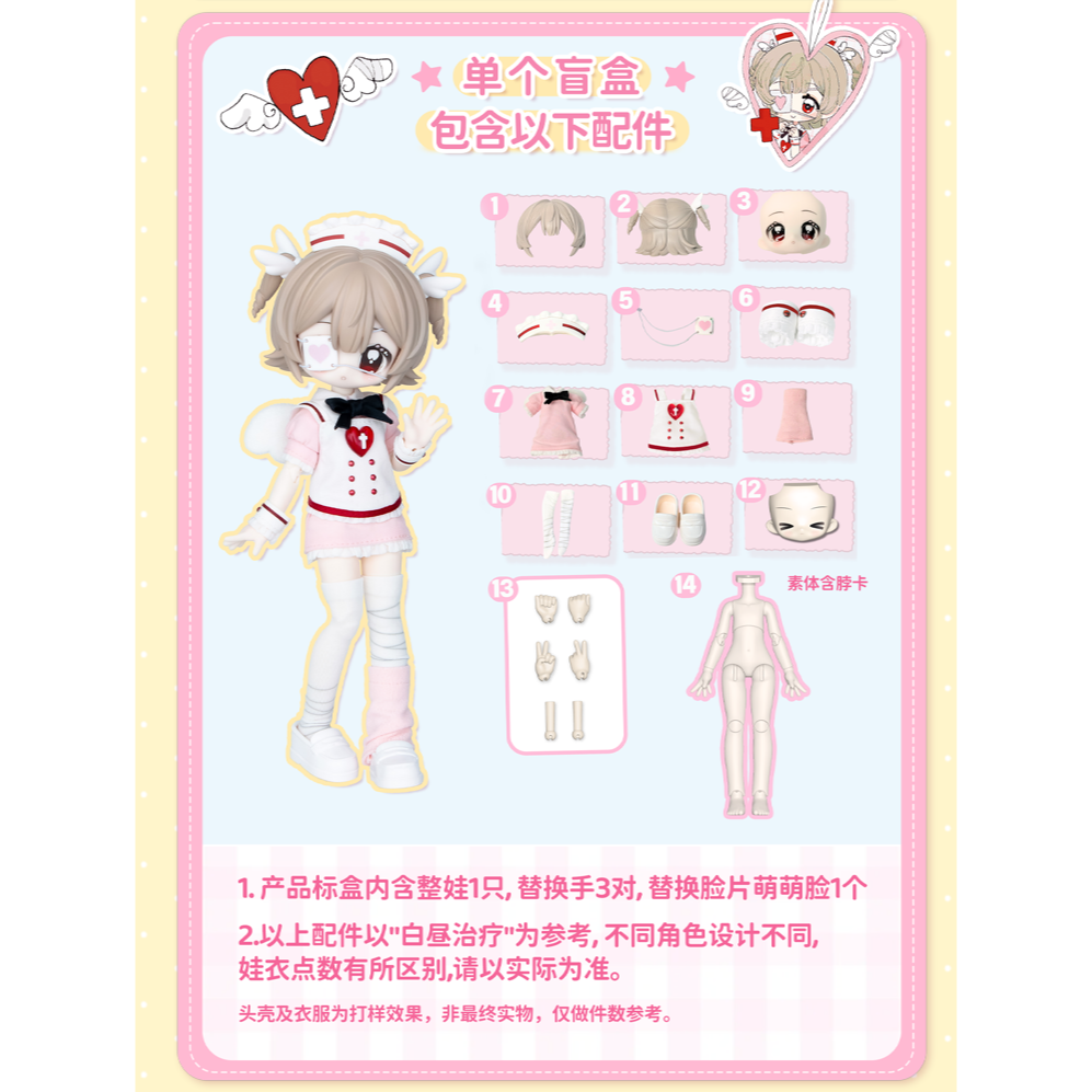 【喵汪小舖】【首發贈品】未啟之扉／小鑰匙設定集／12分／BJD-細節圖2