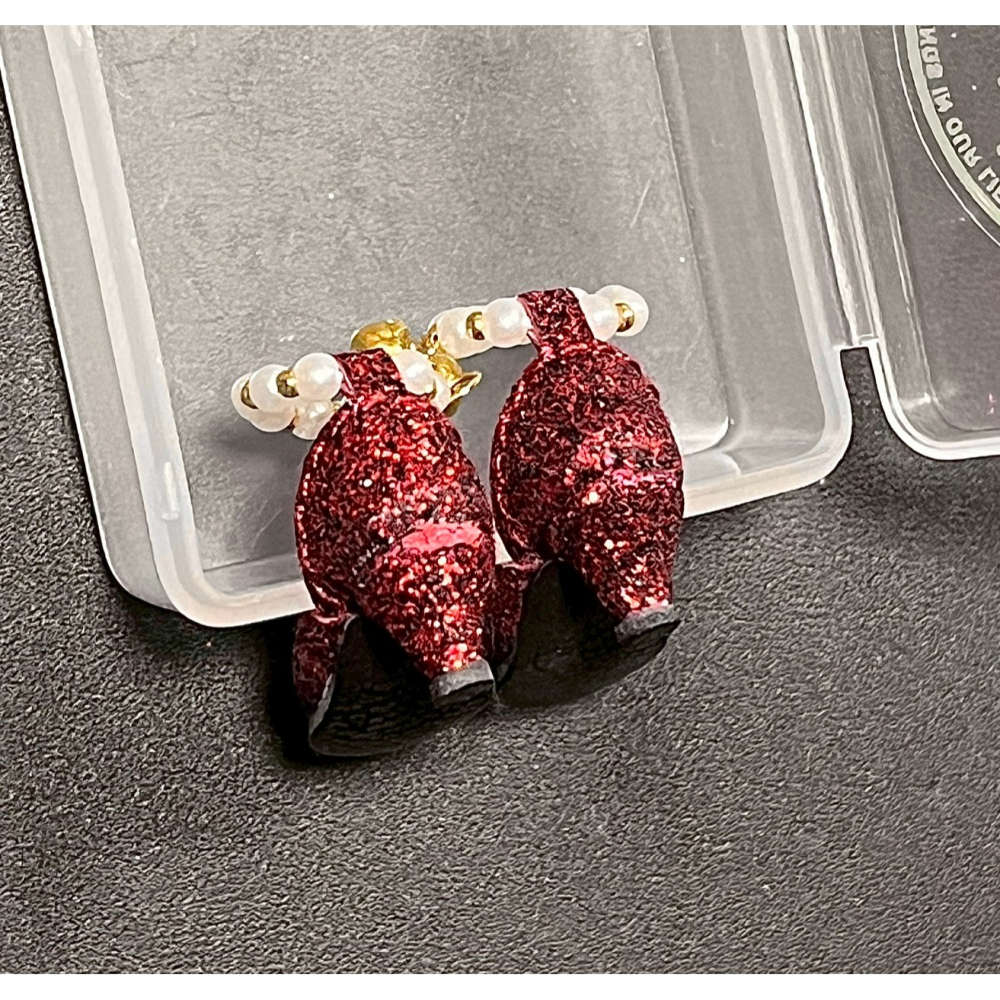 【喵汪小舖】【現貨】12分／ob11／水晶鞋／有瑕-細節圖2