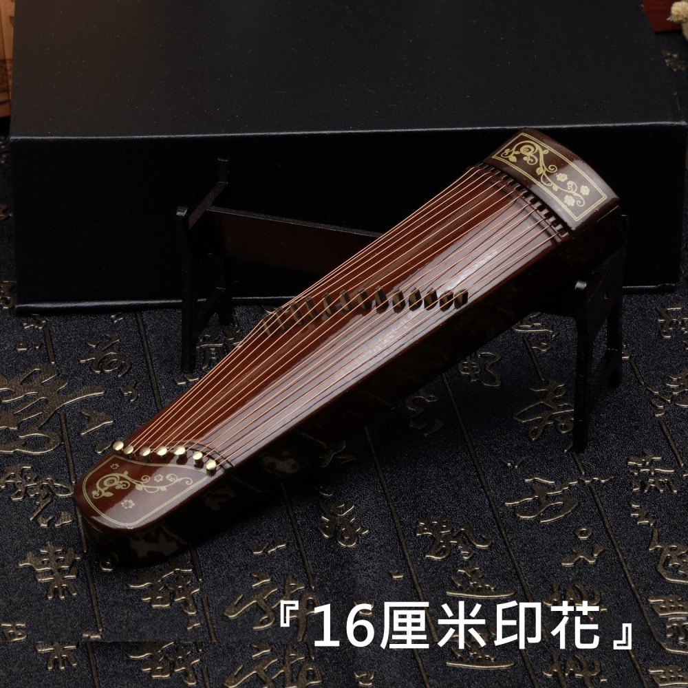 【喵汪小舖】【娃用】樂器模型／古箏／贈收納盒＆琴架-細節圖2