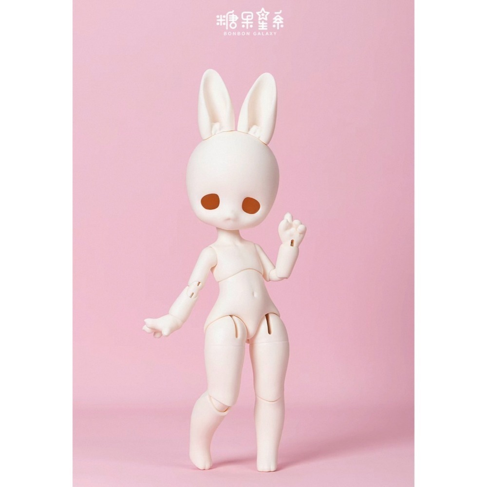 【喵汪小舖】【素體】兔兔雪餅／三插六／6分／BJD-細節圖2