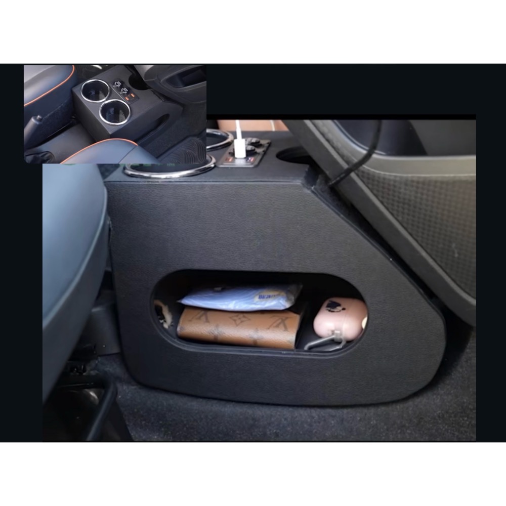 Sienta 專用 中央置物盒 中央置物箱 雙杯架 收納箱 扶手箱 Toyota 豐田 中央扶手 無損安裝DIY-細節圖4