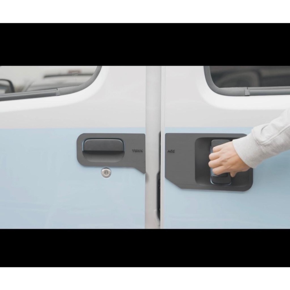 toyota town ace 箱車 獨家設計 門腕 門把保護殼 門把飾板-細節圖2