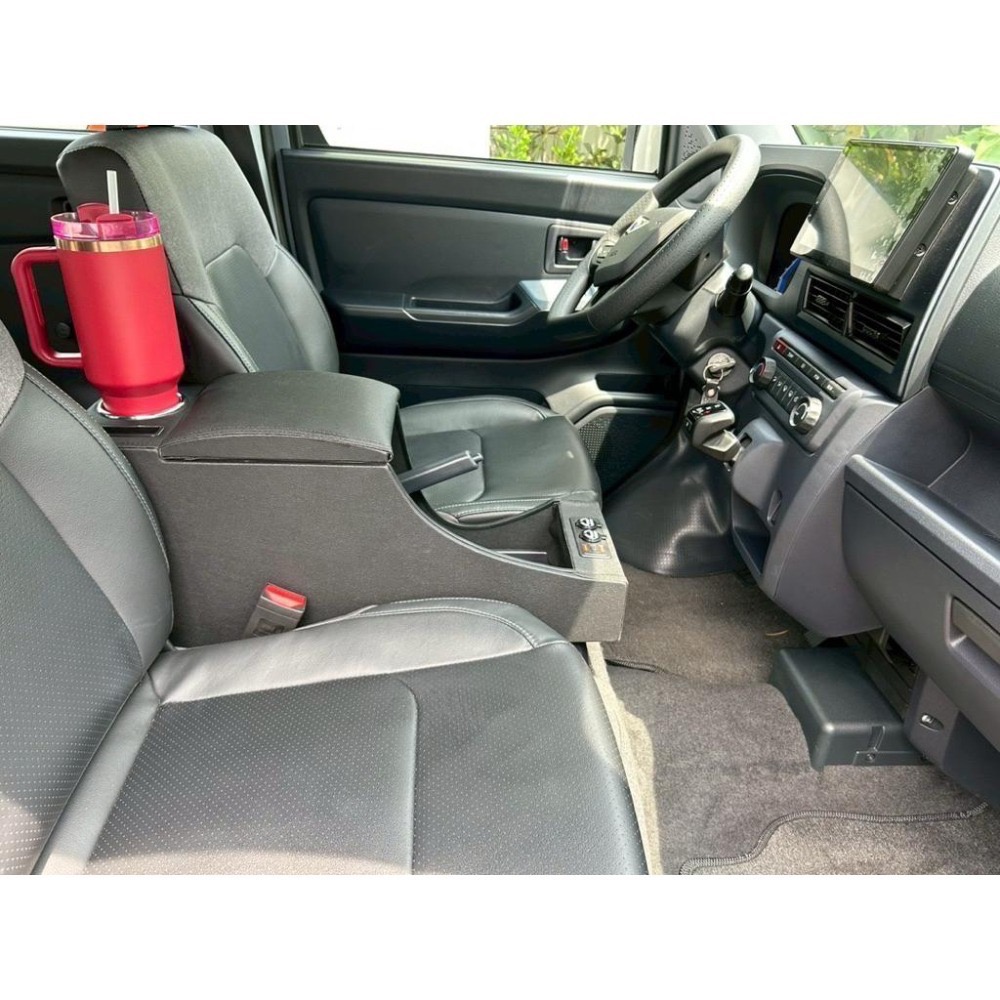 J space扶手箱 廂車貨車通用 菱利JSPACE 自排中央扶手 置物箱 收納箱 露營 收納 車用置物箱 長短版都有-細節圖6