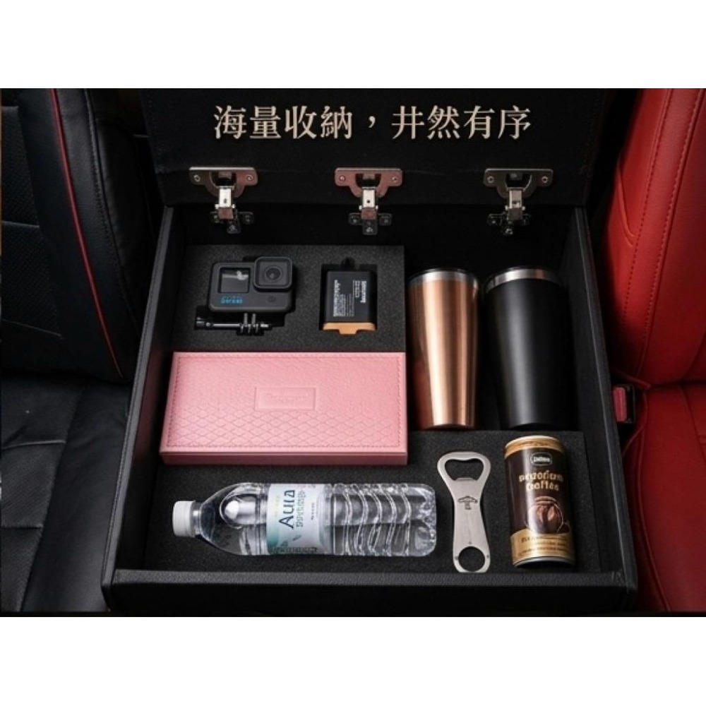 🚐 現代 Starex 專用大型扶手箱｜專車設計｜無損安裝｜超大收納空間-細節圖2
