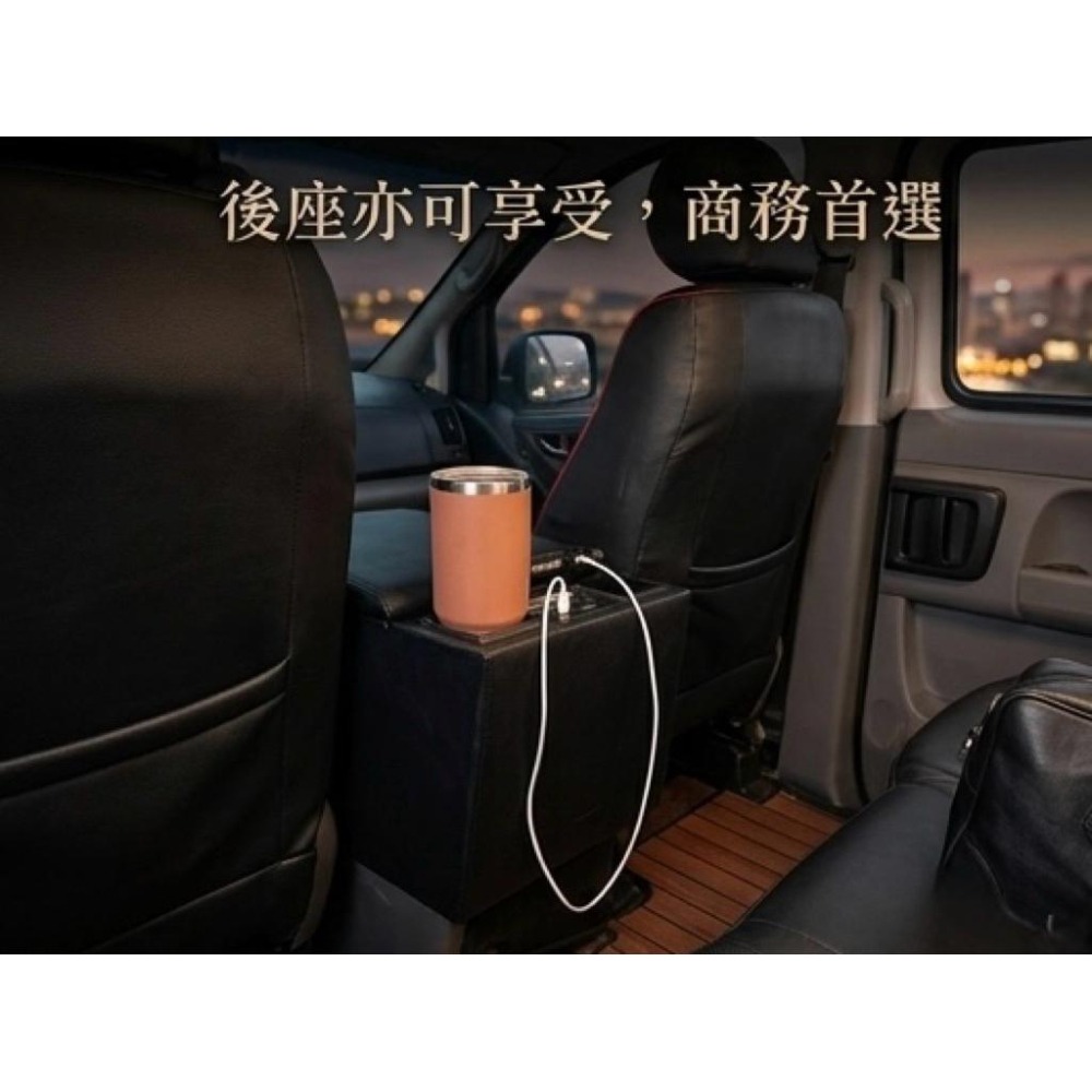 🚐 現代 Starex 專用大型扶手箱｜專車設計｜無損安裝｜超大收納空間-細節圖4