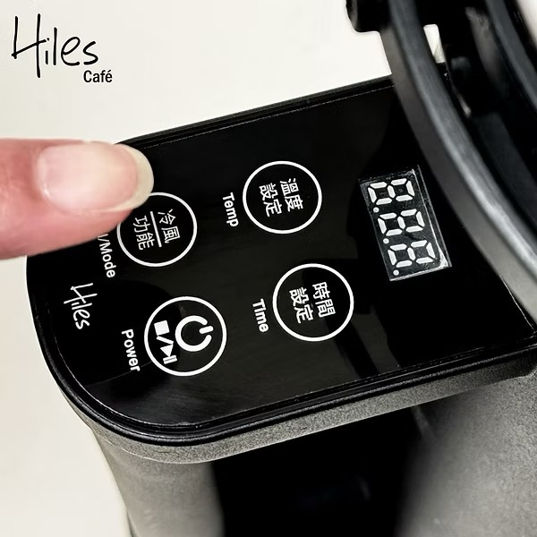 Hiles 第二代氣旋式熱風家用烘豆機 溫度/時間可調式 HE-HRT2 送200克阿拉比卡咖啡生豆-細節圖3