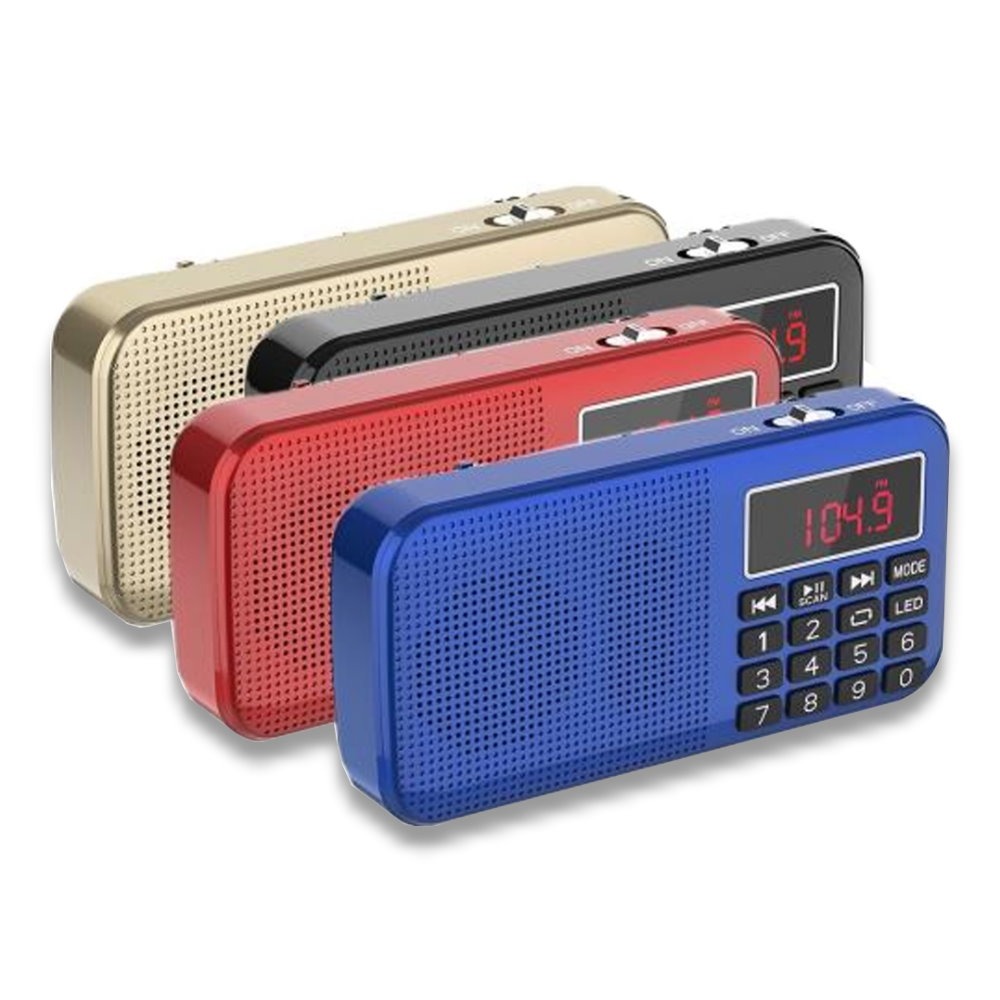 Dennys丹尼斯 雙卡雙電池 USB FM收音機喇叭 MS-K258-細節圖2