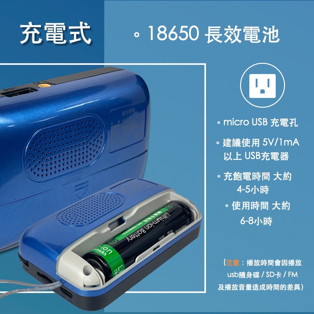 Dennys USB SD MP3 FM 多功能迷你收音機喇叭 MS-K213-細節圖5