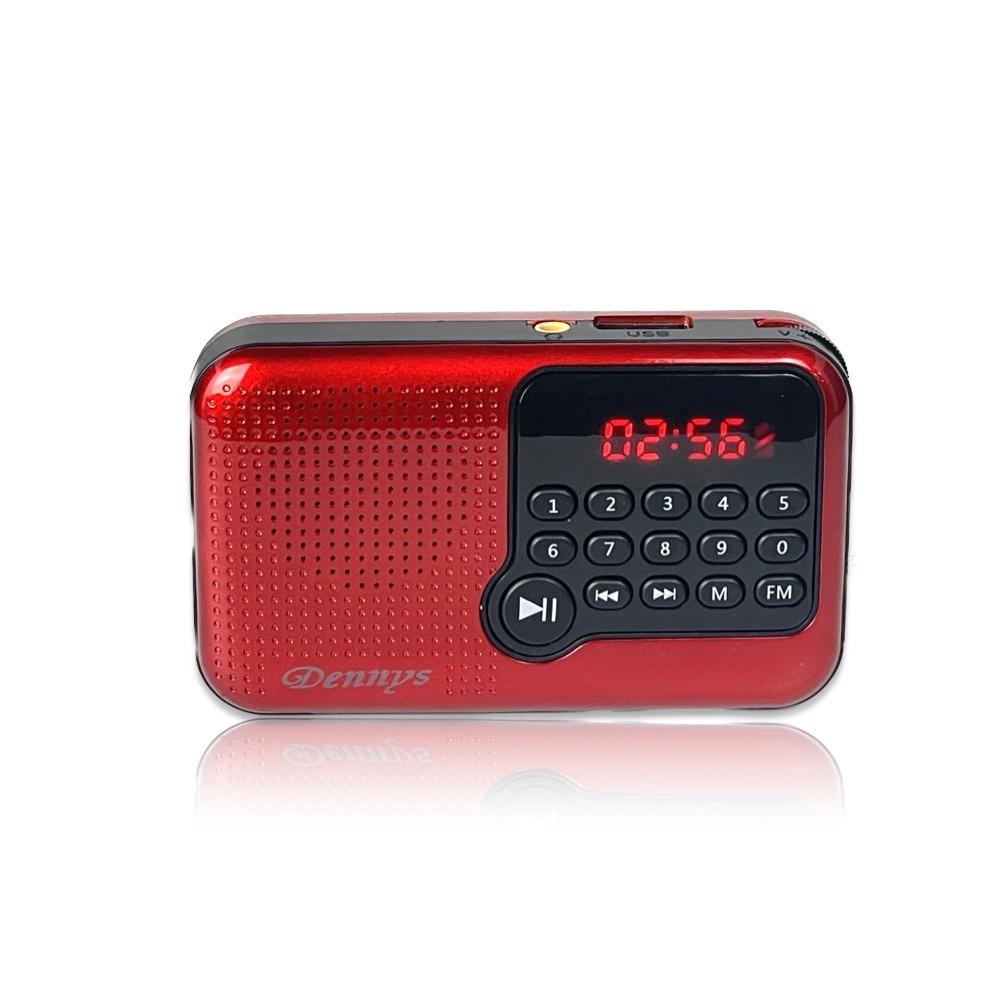 Dennys USB SD MP3 FM 多功能迷你收音機喇叭 MS-K213-規格圖9