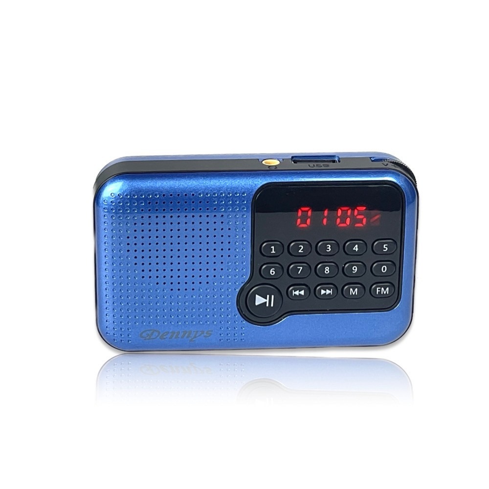 Dennys USB SD MP3 FM 多功能迷你收音機喇叭 MS-K213-規格圖9