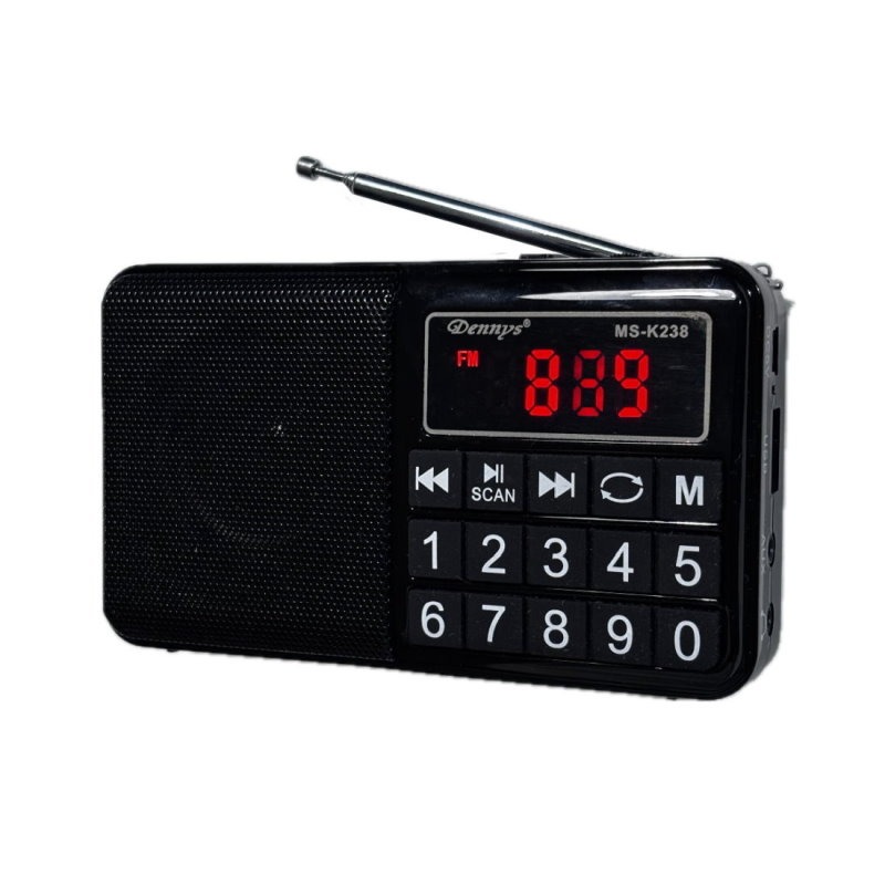 Dennys USB SD MP3 FM 大字鍵喇叭收音機 MS-K238-細節圖6