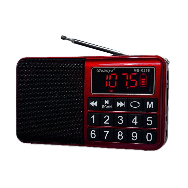 Dennys USB SD MP3 FM 大字鍵喇叭收音機 MS-K238-細節圖7