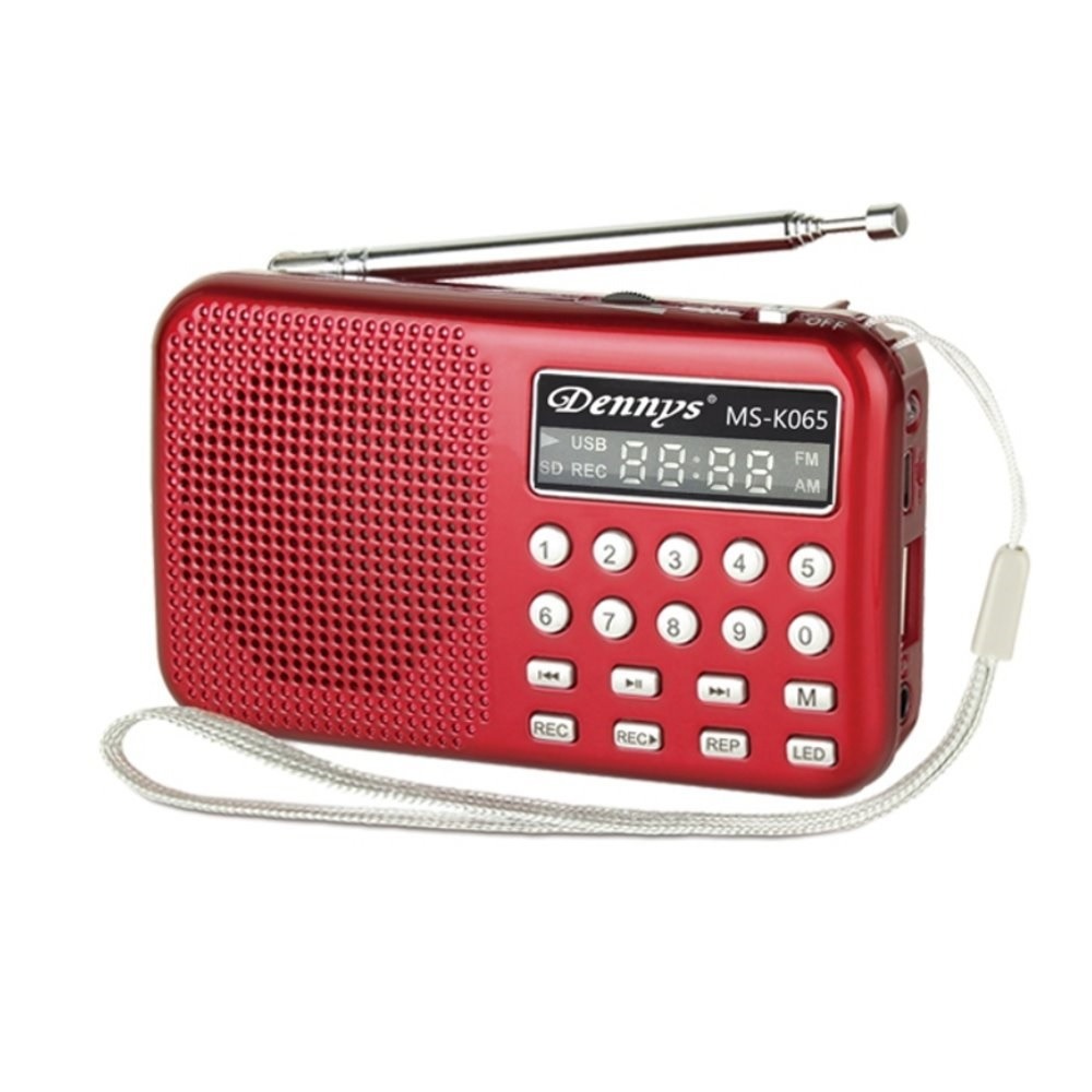 Dennys USB SD MP3 AM/FM 可錄音喇叭收音機 MS-K065-規格圖9