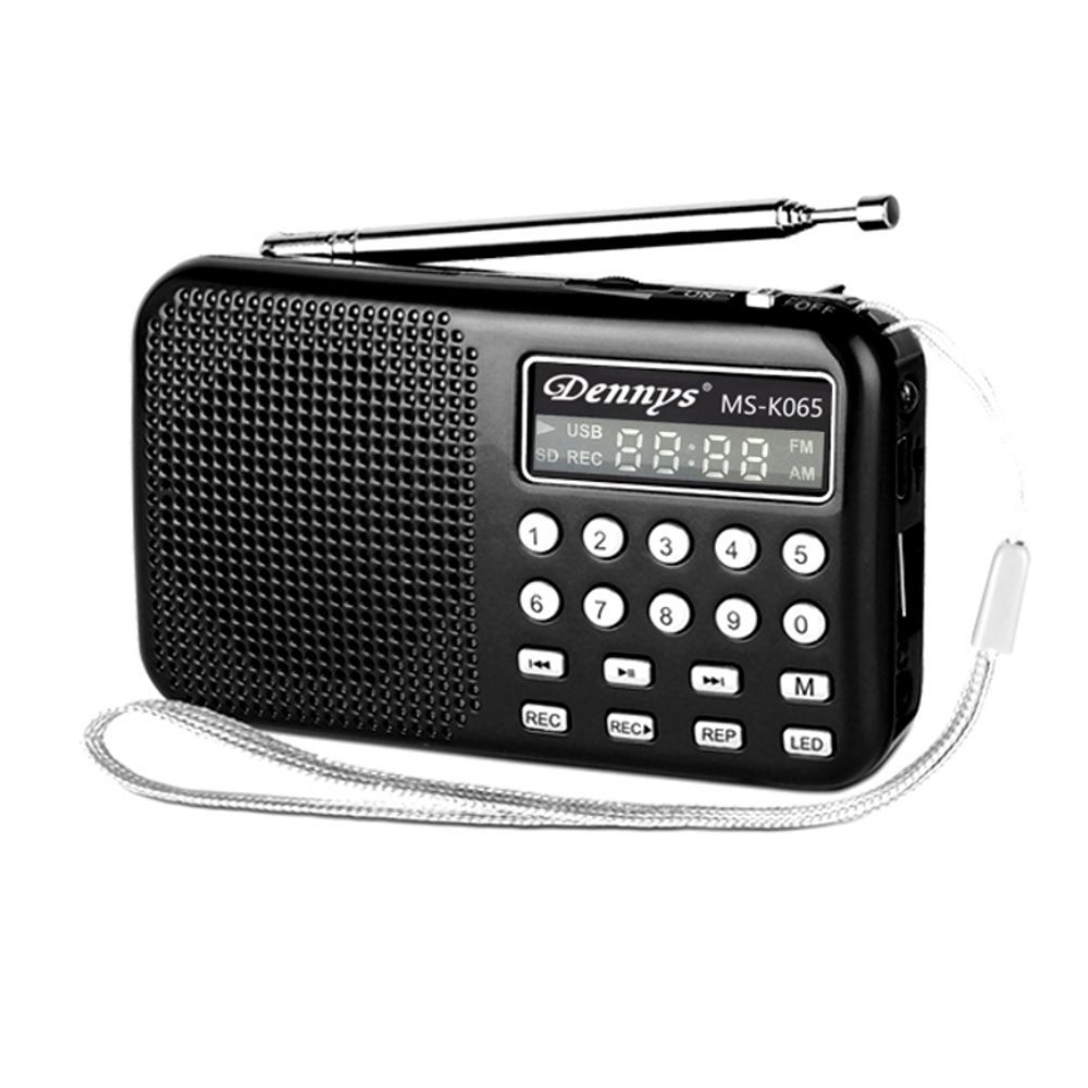 Dennys USB SD MP3 AM/FM 可錄音喇叭收音機 MS-K065-規格圖9