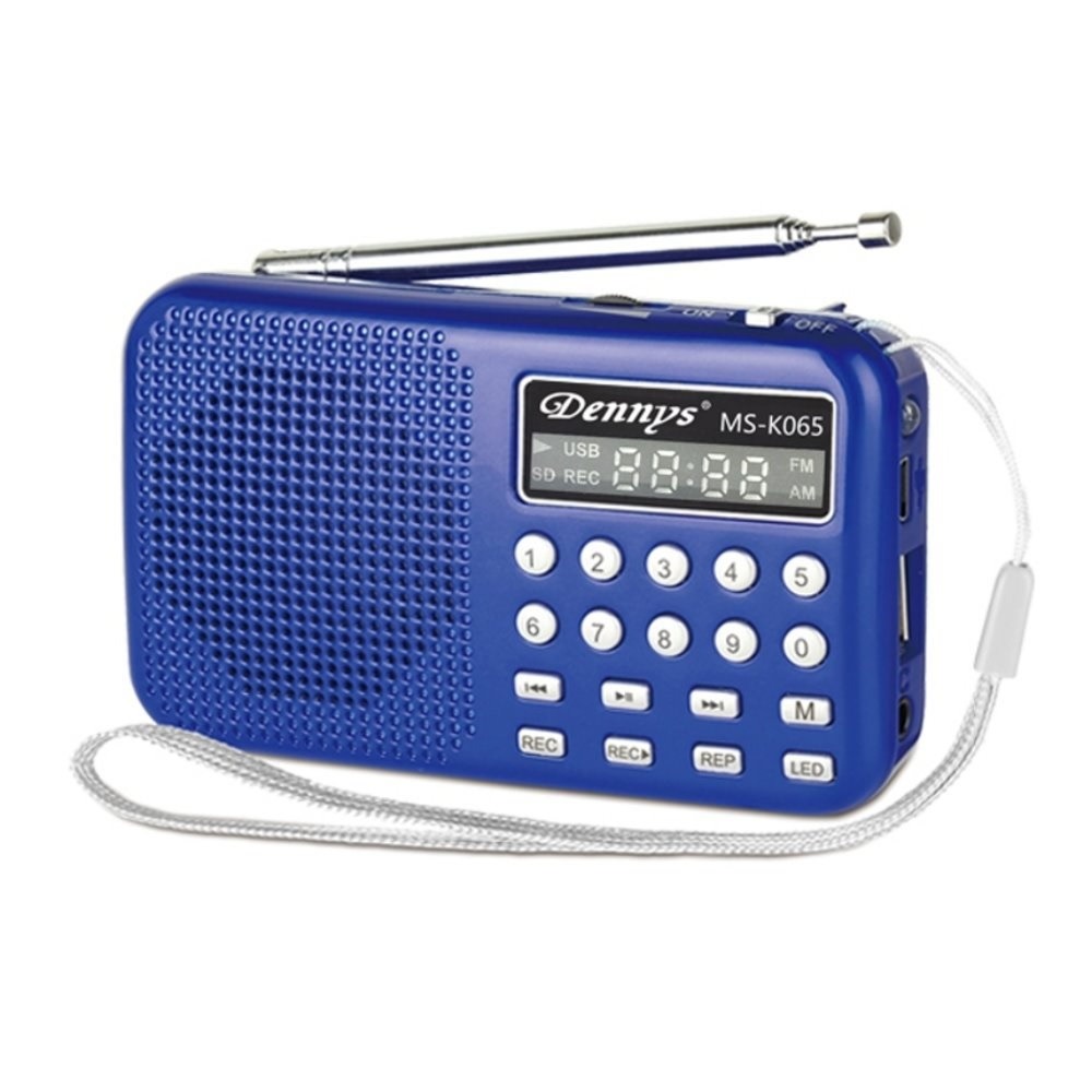 Dennys USB SD MP3 AM/FM 可錄音喇叭收音機 MS-K065-規格圖9