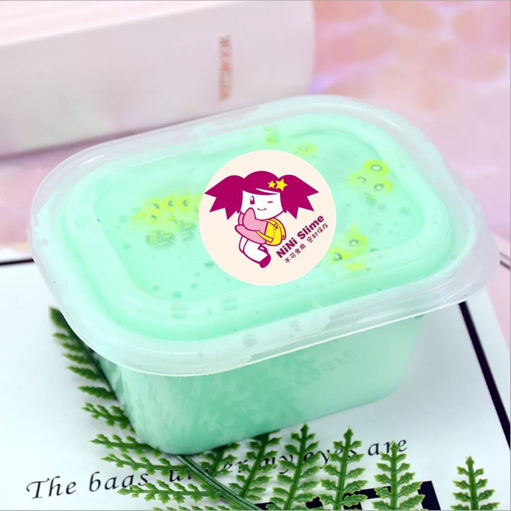 史萊姆 起泡膠 水果系列4入組 slime 舒壓玩具【迷你小舖】-細節圖7