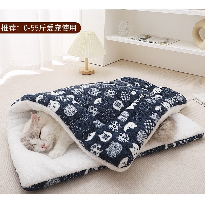 台灣現貨 + 預購 * 寵物墊加厚秋冬保暖貓咪狗狗墊子防滑毛毯坐墊-細節圖7