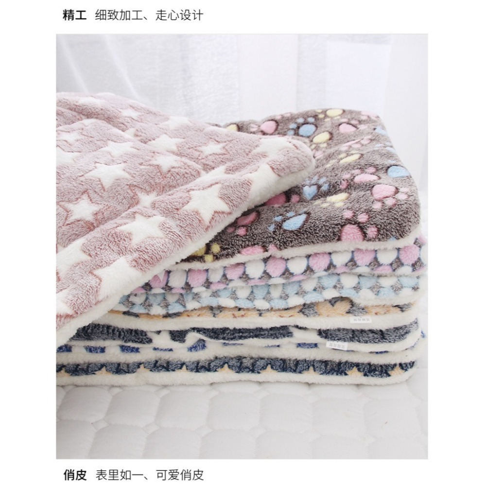 台灣現貨 + 預購 * 寵物墊加厚秋冬保暖貓咪狗狗墊子防滑毛毯坐墊-細節圖10
