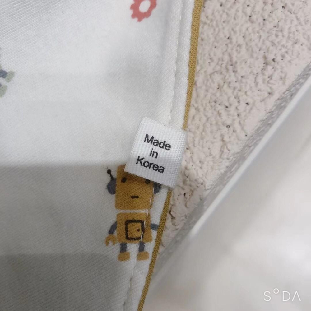 「現貨」韓國100%正韓  嬰兒純棉雙面口水巾-細節圖2