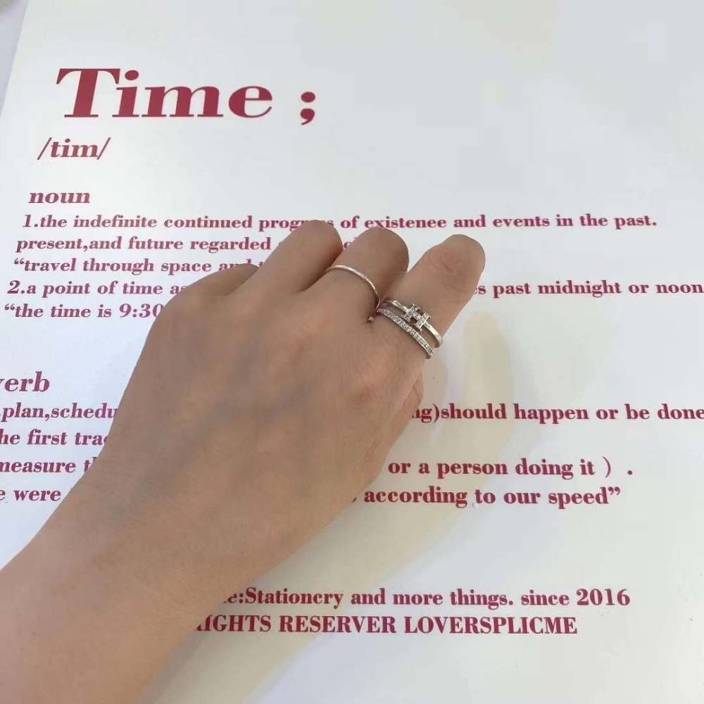 「現貨」韓國100%正韓  新款 H戒指-細節圖4