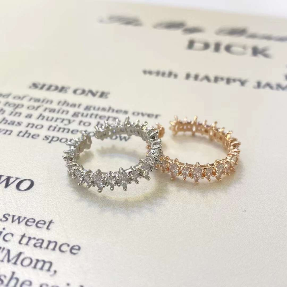 「現貨」韓國100%正韓  爆款滿鑽戒指-細節圖4