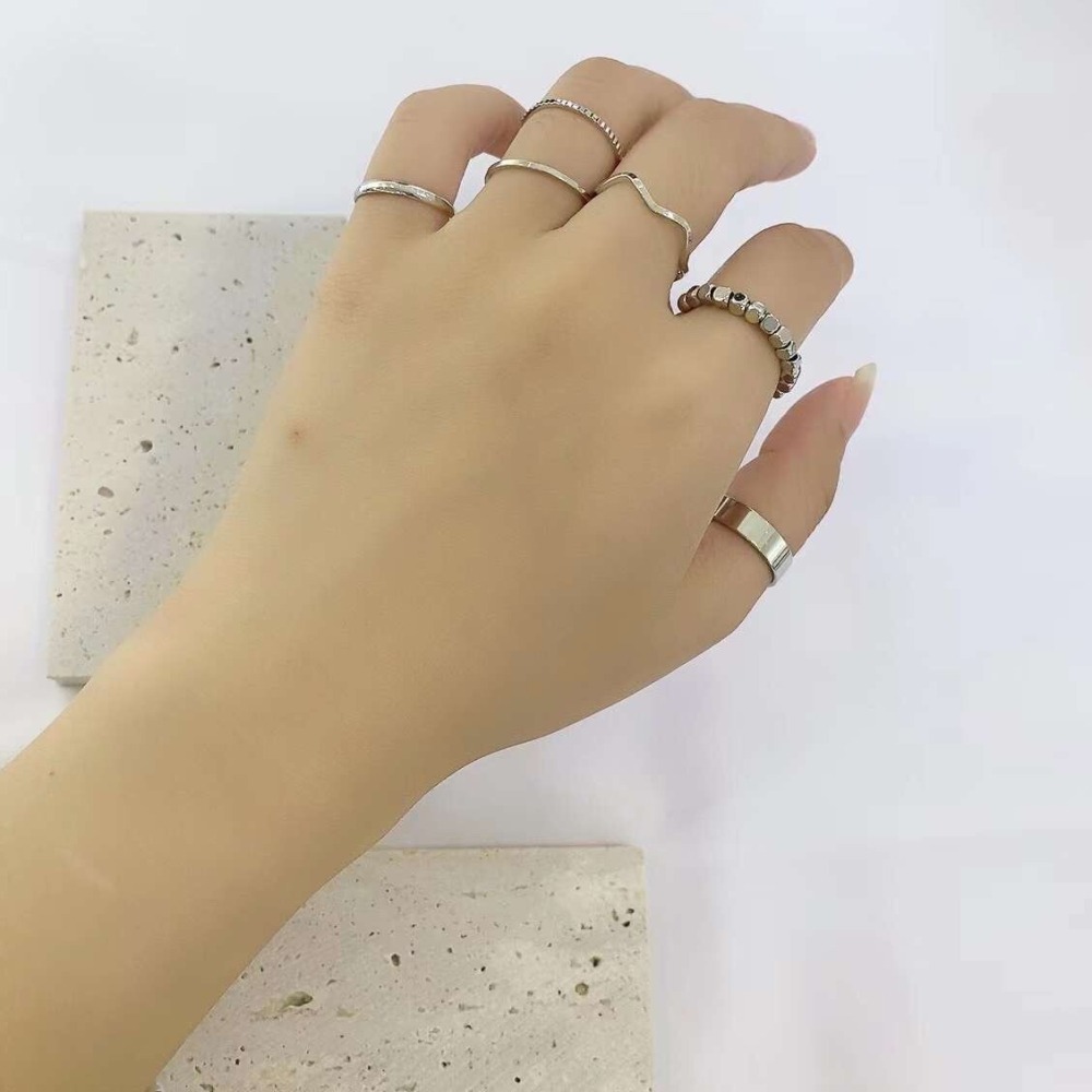 「現貨」韓國100%正韓  六個套戒組-細節圖2