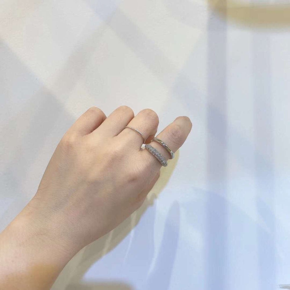 「現貨」韓國100%正韓  飾品 滿鑽戒指-細節圖4