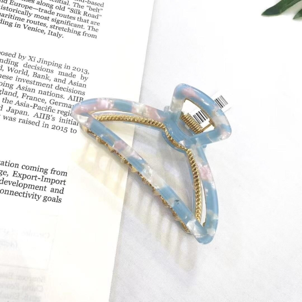 「現貨」韓國100%正韓  新款 髮飾 飾品 鯊魚髮夾-細節圖2