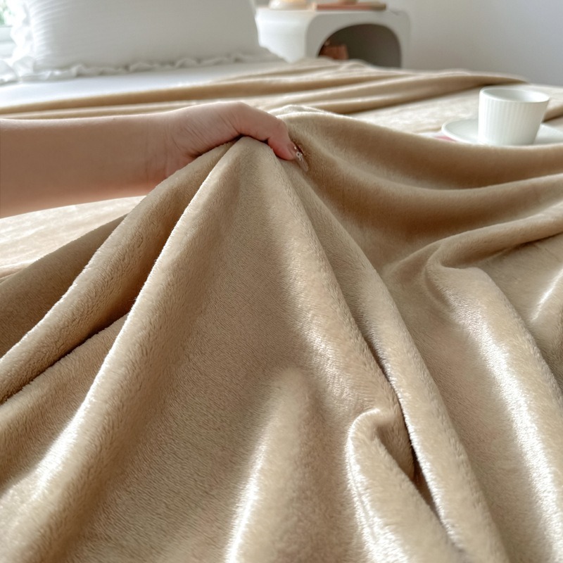 預購款C83 / A類牛奶絨毛毯ins秋冬加厚保暖床單法萊絨辦公室午睡毯雙面絨-規格圖11