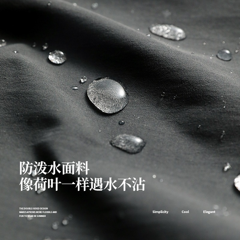 預購款 C98/防污家用圍裙加長日韓式廚房圍兜畫畫咖啡店工作服-細節圖10