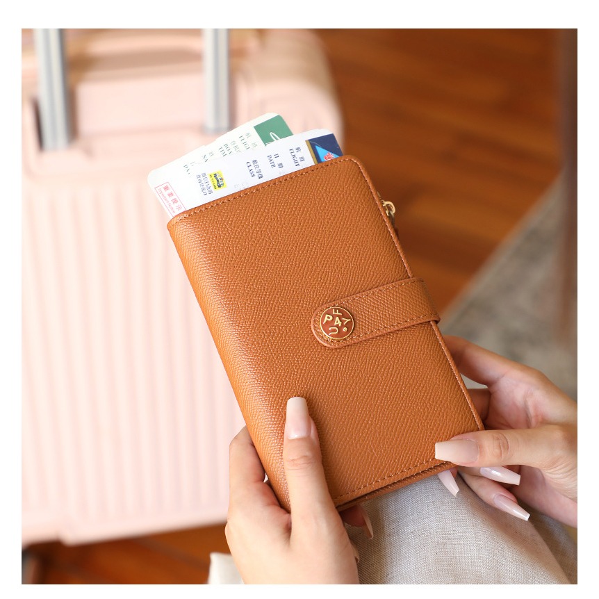 預購款C119 / 出國必備同款護照包 大容量軟皮多功能證件夾護照夾-細節圖8