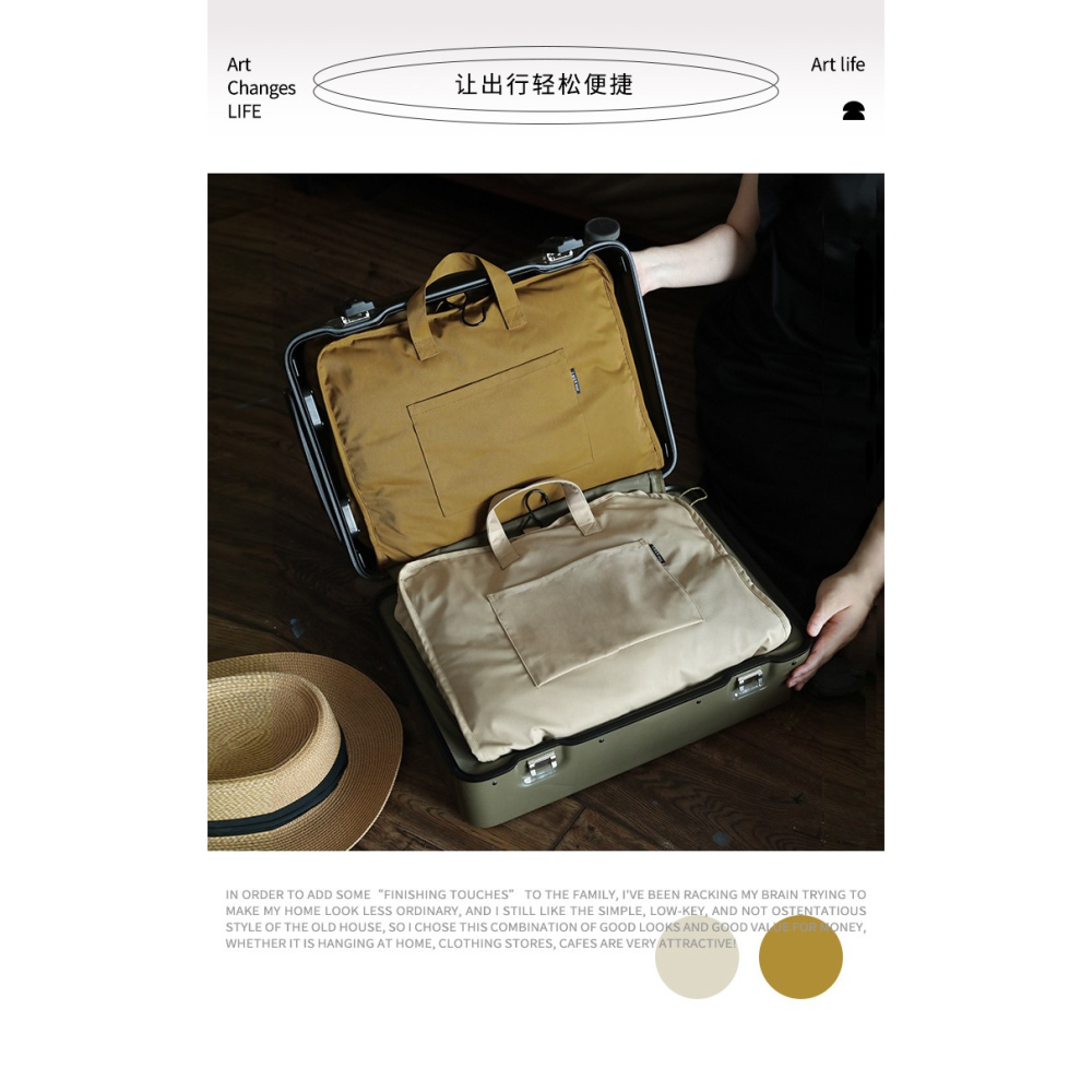 預購款C123 / 旅行包大容量輕便六合一行李箱收納出差旅行包可套拉桿箱手提包-細節圖5