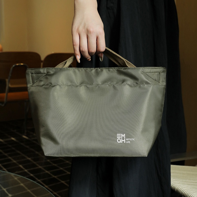 預購款C125 / 2025年新保溫便當包手拎大容量高顏值上班族便攜手提包學生便當袋-細節圖2