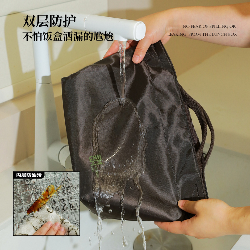 預購款C125 / 2025年新保溫便當包手拎大容量高顏值上班族便攜手提包學生便當袋-細節圖11