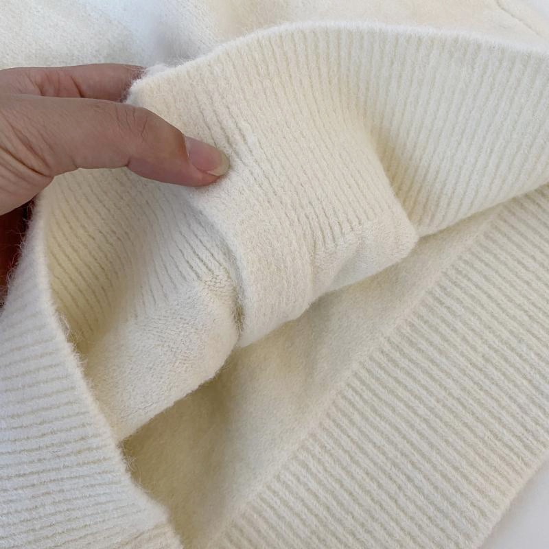 預購款C135 / 韓國單eg家！ 2025秋季溫柔百搭顯瘦小金扣開襟衫休閒長袖針織衫-細節圖8