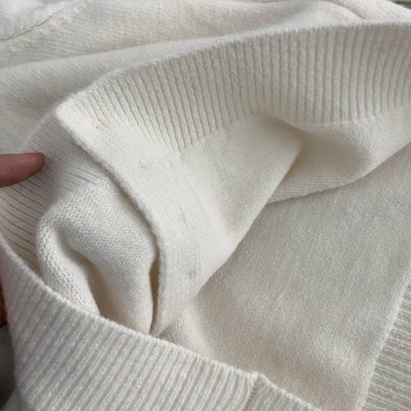 預購款C138 / 2025秋冬可拆式豹紋毛領顯瘦氣質針織開襟衫-細節圖7