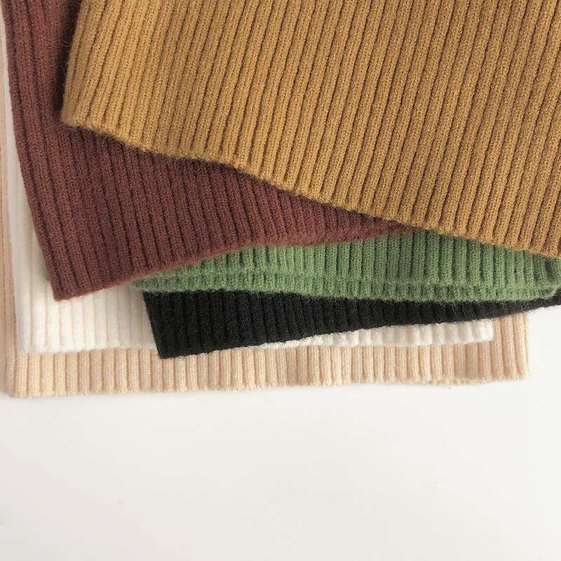 預購款C150-加厚升級款~軟糯高彈~秋冬黑白兒童毛衣坑條洋氣男女寶針織打底衫-細節圖4